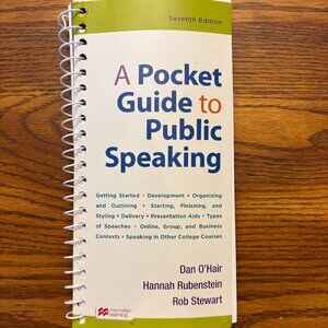 A Pocket Guide to Public Speaking 7th Edition